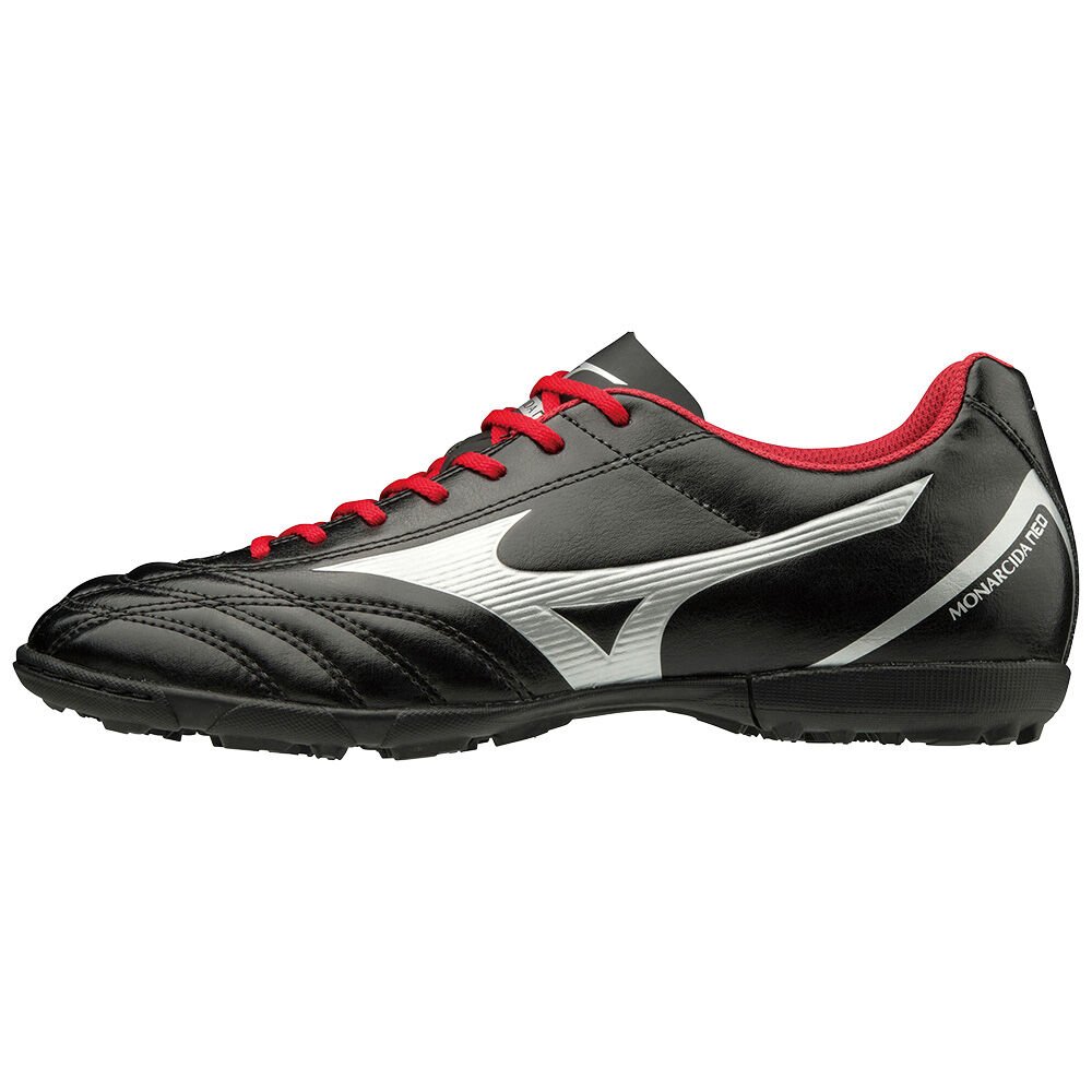 Mizuno Monarcida Neo Select AS - Bayan Futbol Ayakkabısı - Siyah/Gümüş/Kırmızı Türkiye (IPOMDY-390)